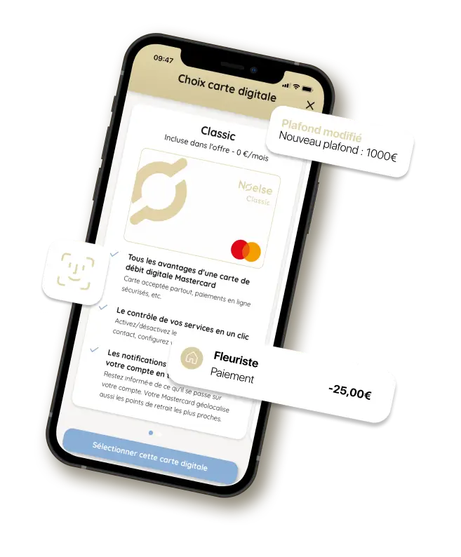Carte digitale Noelse