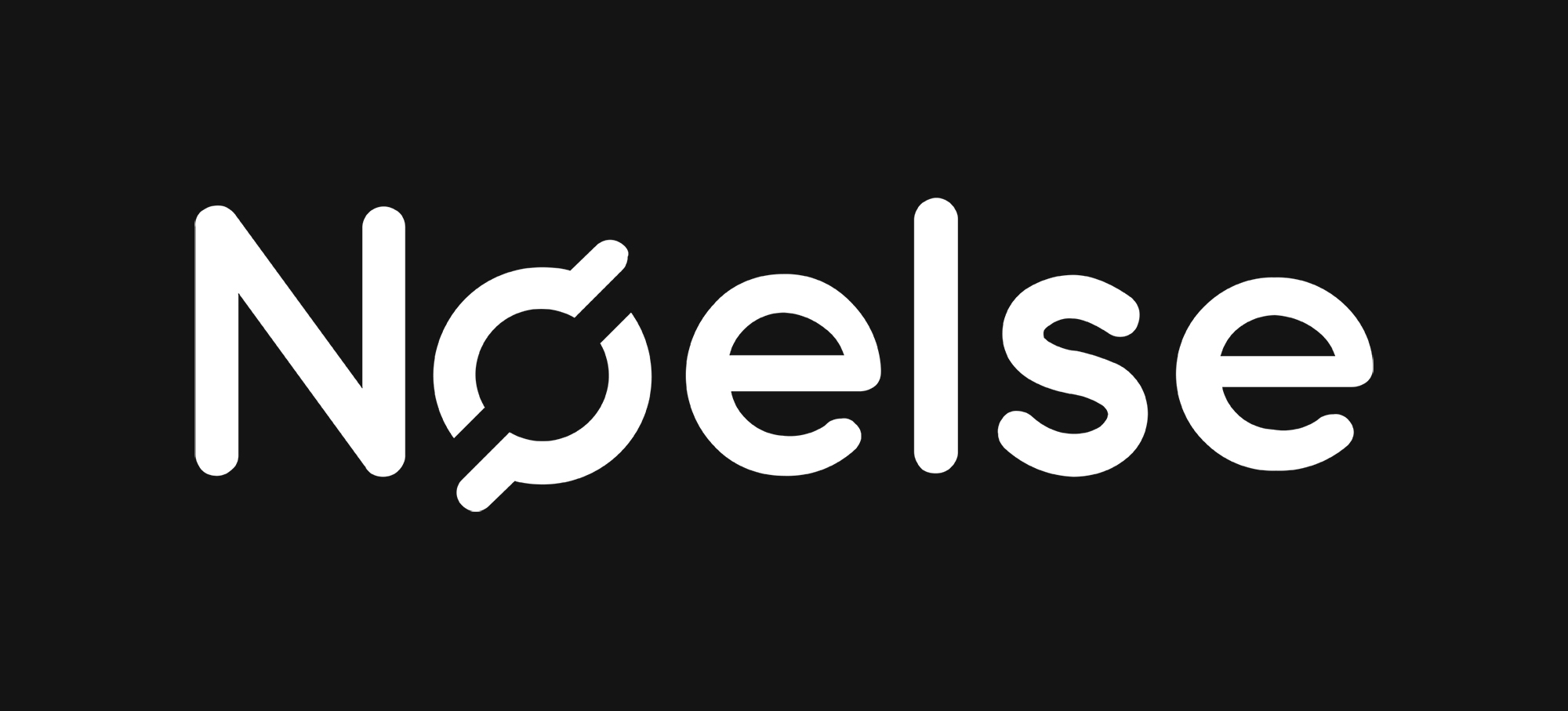 Logo blanc fond noir